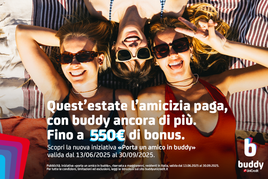 Promo Buddy 550 EURO di Bonus