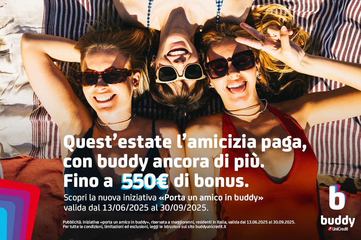 Promo Buddy 550 EURO di Bonus