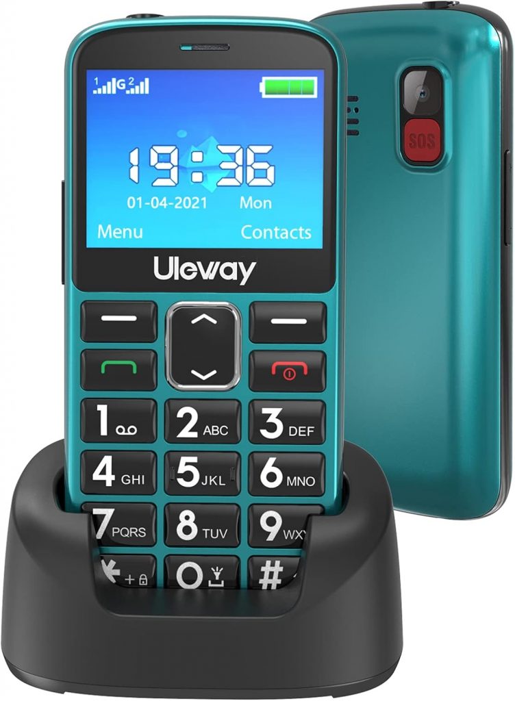 Telefono Anziani con Tasti grandi e Funzione SOS inclusa
