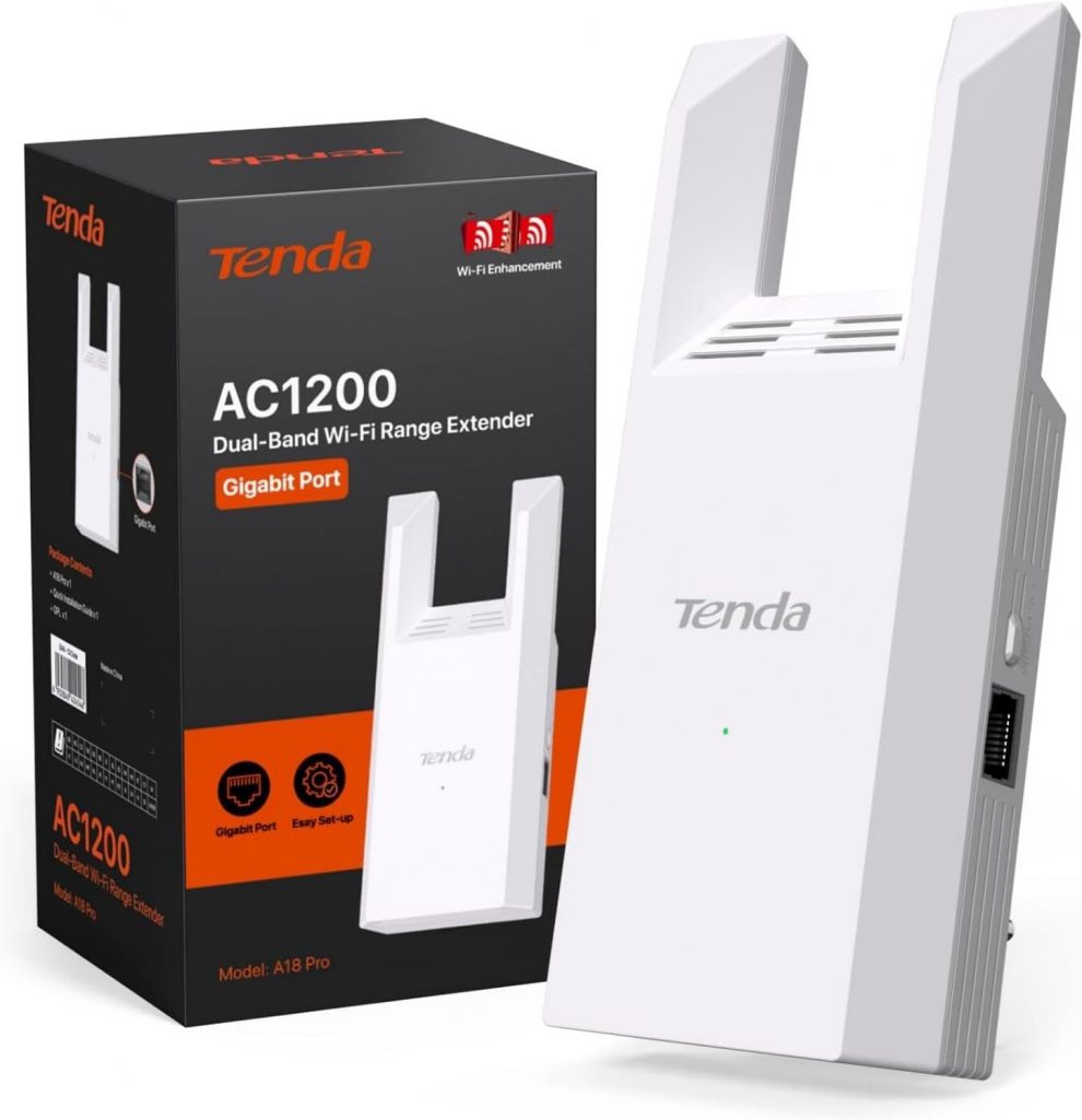 Ripetitore Wi-Fi con Funzionalità Extender e Access Point 5GHz/2.4GHz
