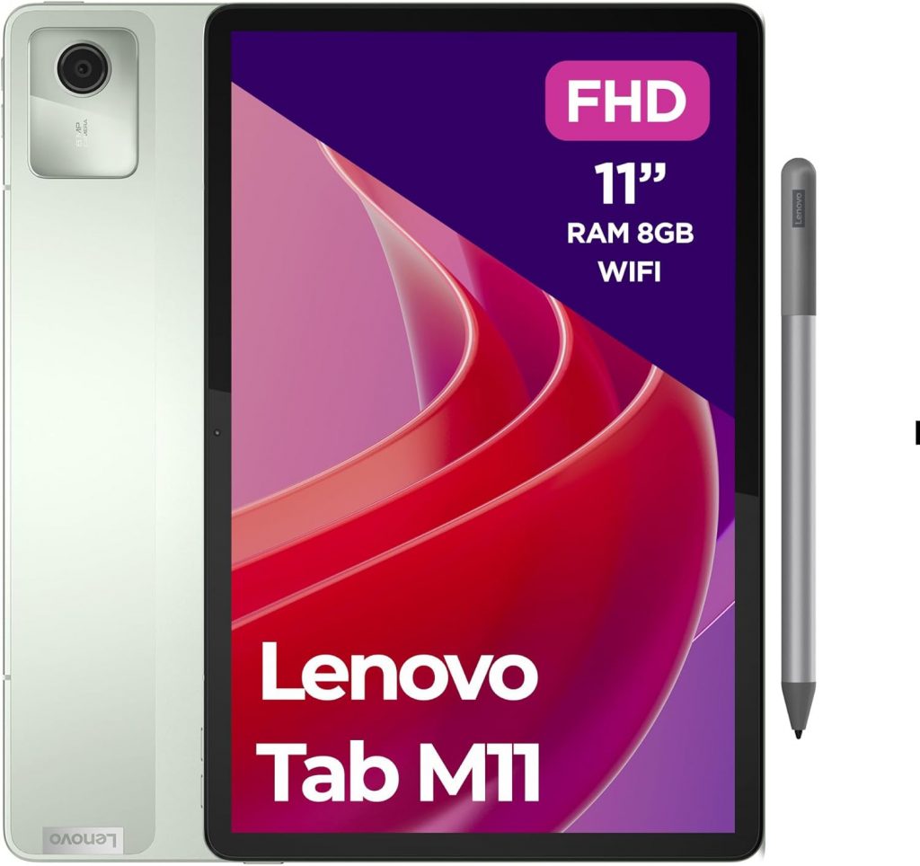 Tablet Lenovo Tab M11 con 8GB di RAM e 128 GB di ROM + Penna Inclusa