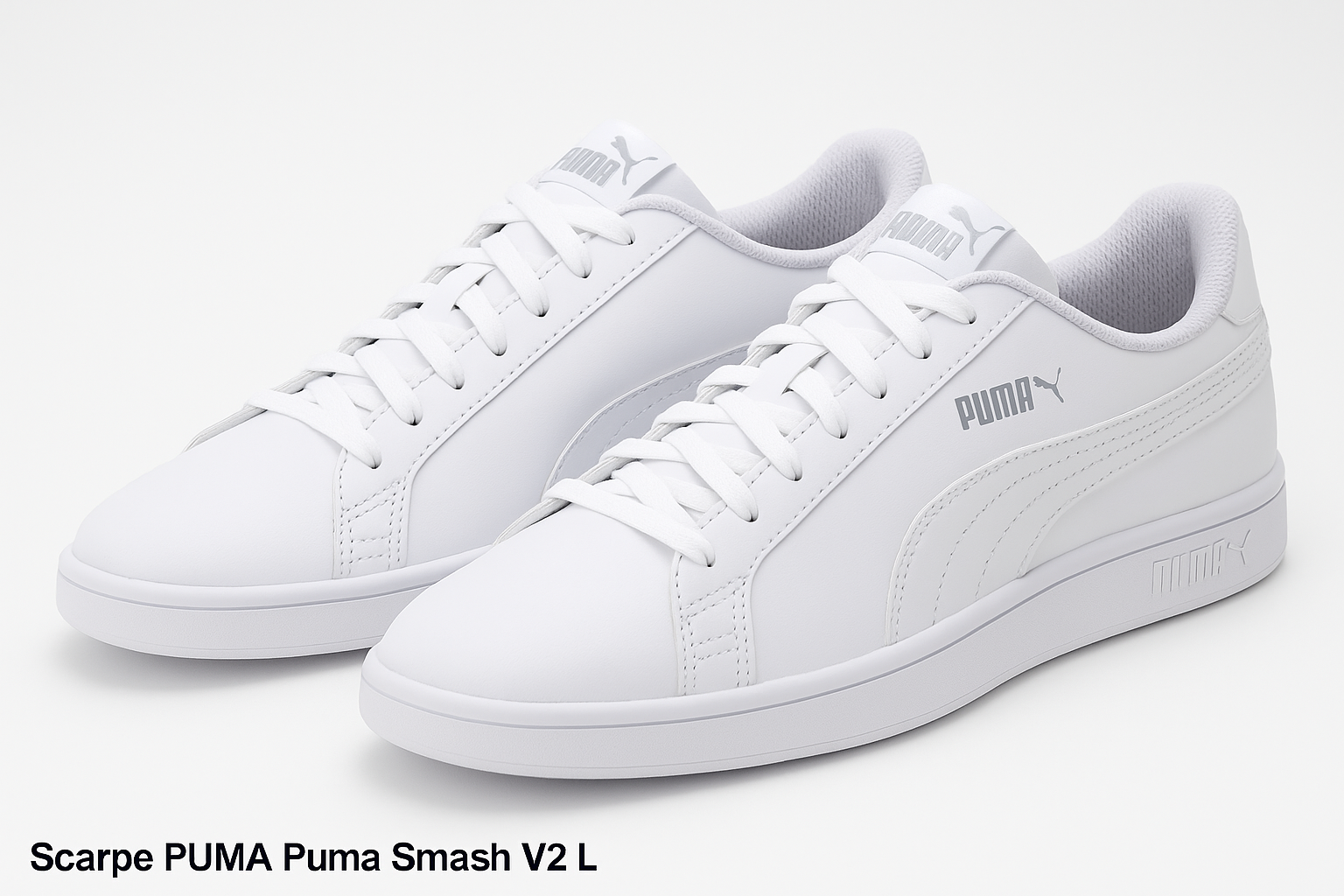 Scarpe PUMA Smash V2 L bianche unisex